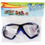MASKA DO NURKOWANIA OKULARY GOGLE DLA DZIECI NIEBIESKIE - obrazek 3