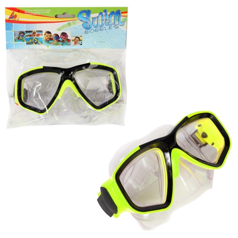 ST25280ZL Maska Nurkowa dla Dzieci - Bezpieczne i Komfortowe Gogle Nurkowe, Żółty Kolor, Dla Dzieci Powyżej 3 Lat - obrazek 1