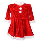 STRÓJ ŚNIEŻYNKI SUKIENKA I CZAPKA WELUROWA OBSZYTA FUTERKIEM - obrazek 2