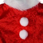 STRÓJ ŚNIEŻYNKI SUKIENKA I CZAPKA WELUROWA OBSZYTA FUTERKIEM - obrazek 3