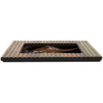 Ceramiczna zielono-pomarańczowa stojąca ramka na zdjęcie - obrazek 3