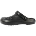 MĘSKIE KLAPKI ogrodowe/basenowe buty LEKKIE chodaki PIANKOWE CZARNE 40 - obrazek 2