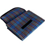 Uniwersalna Wodoodporna Mata Piknikowa i Plażowa z Uchwytem 145x80cm Niebieska - obrazek 2