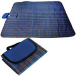 MATA PIKNIKOWA KOC PLAŻOWY WODOODPORNY 145x180 NIEBIESKA