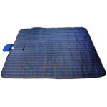 Wielofunkcyjna Mata Piknikowa z Funkcją Koca Plażowego, Nieprzemakalna, Niebieska, 145x200cm - obrazek 2