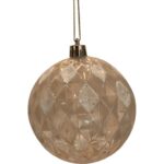 Komplet 6 bombek plastikowych 8 cm przeźroczystych - obrazek 3