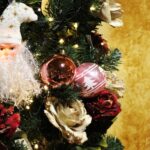 Zestaw 6 Różowych Bombek Dekorowanych Plastikowych o Średnicy 8cm - obrazek 3