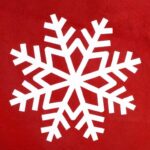 Ozdoba Osłona Dywanik Mata na Stojak pod Choinkę CZERWONA - obrazek 2