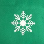 Ozdoba Osłona Dywanik Mata na Stojak pod Choinkę ZIELONA - obrazek 3