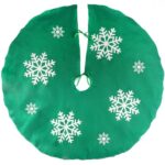 Ozdoba Osłona Dywanik Mata na Stojak pod Choinkę ZIELONA