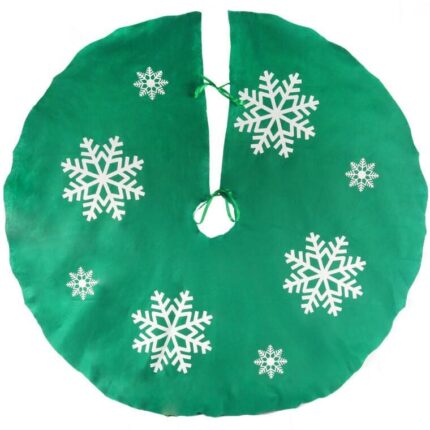 Ozdoba Osłona Dywanik Mata na Stojak pod Choinkę ZIELONA