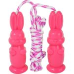 SKAKANKA Z RÓŻOWYMI ZAJĄCZKAMI 216 CM - obrazek 2