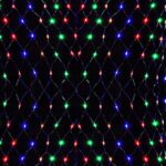 Siatka Świetlna LED Multikolor 1,5x1,5m z Przezroczystym Przewodem, Wodoodporna IP44 do Dekoracji Wnętrz i Zewnętrznych - obrazek 2