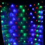 Siatka Świetlna LED Multikolor 1,5x1,5m z Przezroczystym Przewodem, Wodoodporna IP44 do Dekoracji Wnętrz i Zewnętrznych - obrazek 3
