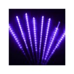 'Lampki Choinkowe Meteory Fioletowe 288 LED - Dekoracja Świetlna Wewnętrzna' - obrazek 2