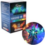 Multikolorowe Lampki LED w Kształcie Gwiazdek - Sznur 30 Sztuk - Zasilanie Bateryjne