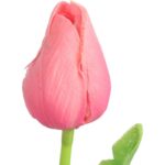 Sztuczny Tulipan Gumowany w Kolorze Różowym, Wysokość 34 cm - obrazek 2