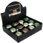 BOMBKI PLASTIKOWE 12 SZT 8CM MIX KOLOR ZIELONY - obrazek 2