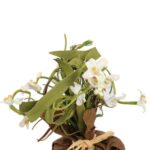 DEKORACJA WIOSENNA KOMPOZYCJA KWIATOWA BIAŁA - obrazek 2