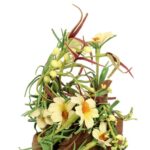 DEKORACJA WIOSENNA KOMPOZYCJA KWIATOWA ŻÓŁTA - obrazek 2