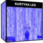 Dekoracja Świetlna Niebieska LED na Zewnątrz IP44, Połączeniowa, Energiaoszczędna, 100 Lampek