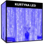 Dekoracja Świetlna Niebieska LED na Zewnątrz IP44, Połączeniowa, Energiaoszczędna, 100 Lampek