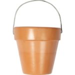 Świeca antykomarowa w ceramicznym wiaderku - Ozdoba i ochrona na tarasie i balkonie - obrazek 2