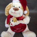 Piesek pluszowy z workiem