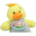 Pluszak Wielkanocny "Happy Easter" żółty - obrazek 3