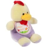 FIOLETOWY KOGUT PLUSZAK na Wielkanoc, 20 cm - obrazek 2
