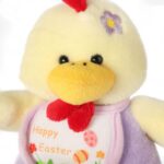 FIOLETOWY KOGUT PLUSZAK na Wielkanoc, 20 cm - obrazek 3