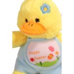 Żółty Pluszak Dekoracyjny na Wielkanoc, 20 cm - obrazek 2