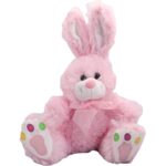 Różowy Wielkanocny Pluszowy Zajączek Dekoracyjny