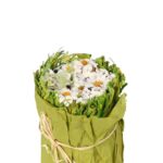 KOMPOZYCJA KWIATOWA PAPIEROWA BIAŁA - obrazek 3