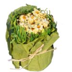 KOMPOZYCJA KWIATOWA PAPIEROWA ŻÓŁTA - obrazek 2