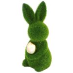 Wielkanocny Zając Dekoracyjny z Złotym Jajkiem, 18 cm - obrazek 2