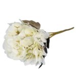 Bukiet 6 hortensji w kolorze białym 32 cm - obrazek 3