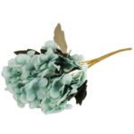 Bukiet 6 hortensji w kolorze turkusowym 32 cm - obrazek 3