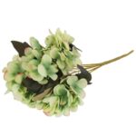 Bukiet 6 hortensji w kolorze zielonym 32 cm - obrazek 3