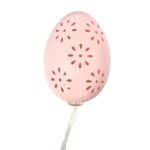 Dekoracyjne Różowe Lampki LED w Kształcie Jajek Wielkanocnych - obrazek 2