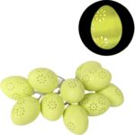 Dekoracyjne Lampki LED w Kształcie Zielonych Jaj Wielkanocnych