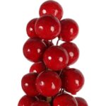 GAŁĄZKA z JARZĘBINĄ 24 CM czerwona - obrazek 2