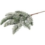 GAŁĄZKA ŚWIERKOWA OŚNIEŻONA  PIK 32 CM ZIELONA - obrazek 3