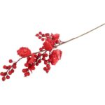 GAŁĄZKA z JARZĘBINĄ  czerwona 68 CM - obrazek 3