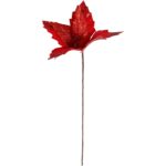 GWIAZDA BETLEJEMSKA POINSECJA CZERWONA WELUROWA BROKAT CEKINY - obrazek 2