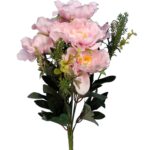 BUKIET 11 GAŁĄZEK Z 6 PIWONIAMI KOLOR JASNO RÓŻOWY - obrazek 2