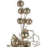 PIK Z BROKATOWYMI KULKAMI 26 CM ZŁOTY - obrazek 2