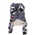 Kombinezon Ochronny dla Psów Średniej Wielkości Moro Grafitowo-Szary, Rozmiar M, Wodoodporny i Ciepły - obrazek 2