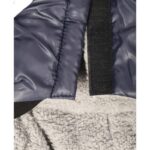 Kombinezon CiepłoChron L dla Średnich Psów - Wodoodporny i Wiatroszczelny w Kolorze Moro Grafitowo-Szarym - obrazek 3