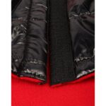 Winter Protect - Wodoodporna i Ocieplana Kurtka dla Średnich Psów, Kolor Czarno-Czerwony, Rozmiar L - obrazek 3